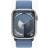 Часы Apple Watch Series 9 GPS 45mm Silver Aluminum Case with Sport Loop Band Winter Blue (Зимний синий)