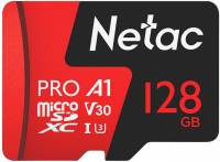 Флеш карта microSDXC 128GB Netac NT02P500PRO-128G-R P500 Extreme Pro + adapter