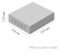 Источник бесперебойного питания Ippon Innova RT II 10000 10000Вт 10000ВА черный