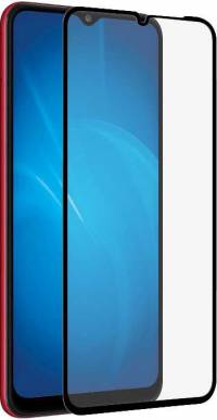 Защитное стекло для экрана DF sColor-110 черный для Samsung Galaxy A02/A02s/A12/M12 1шт. (DF SCOLOR-110 (BLACK))