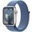 Часы Apple Watch Series 9 GPS 41mm Silver Aluminum Case with Sport Loop Band Winter Blue (Зимний синий)