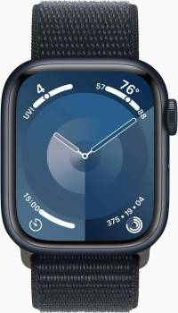 Часы Apple Watch Series 9 GPS 45mm Midnight Aluminum Case with Sport Loop Band Midnight (Темная ночь)